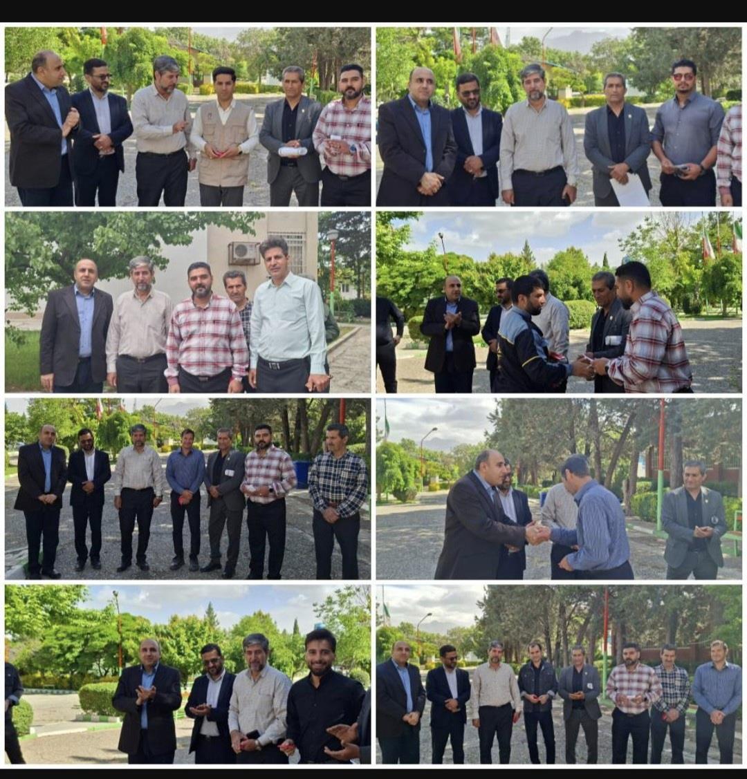 تقدیر از زحمت کشان حوزه های مختلف دانشکده