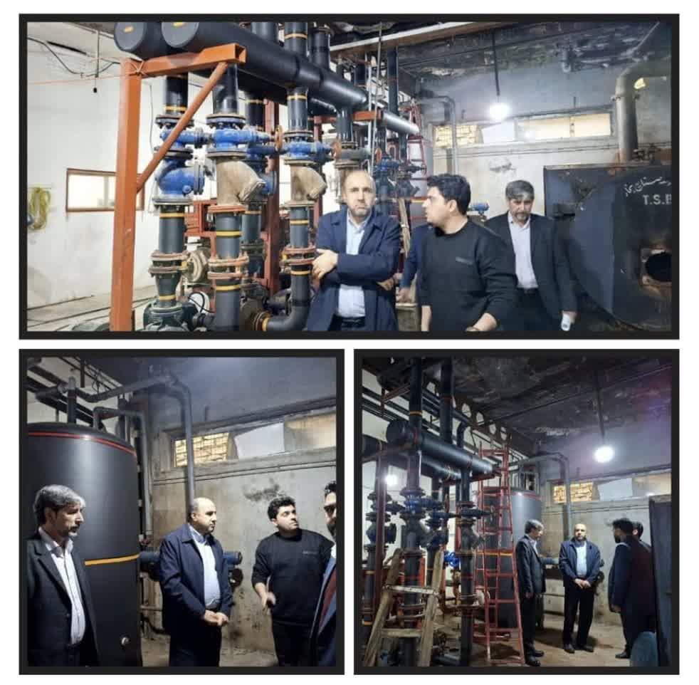 ‍ بازدید رئیس دانشکده از واحد تاسیسات