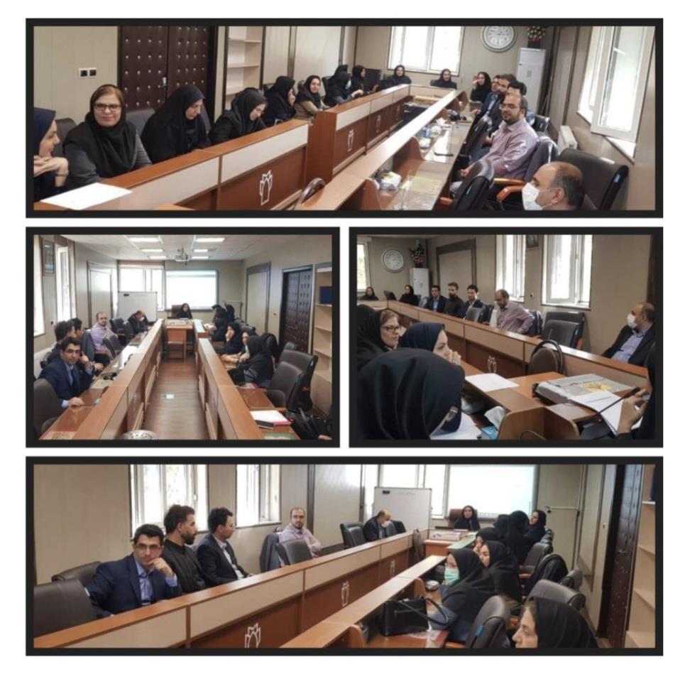 جلسه ارزیابی درونی دانشکده