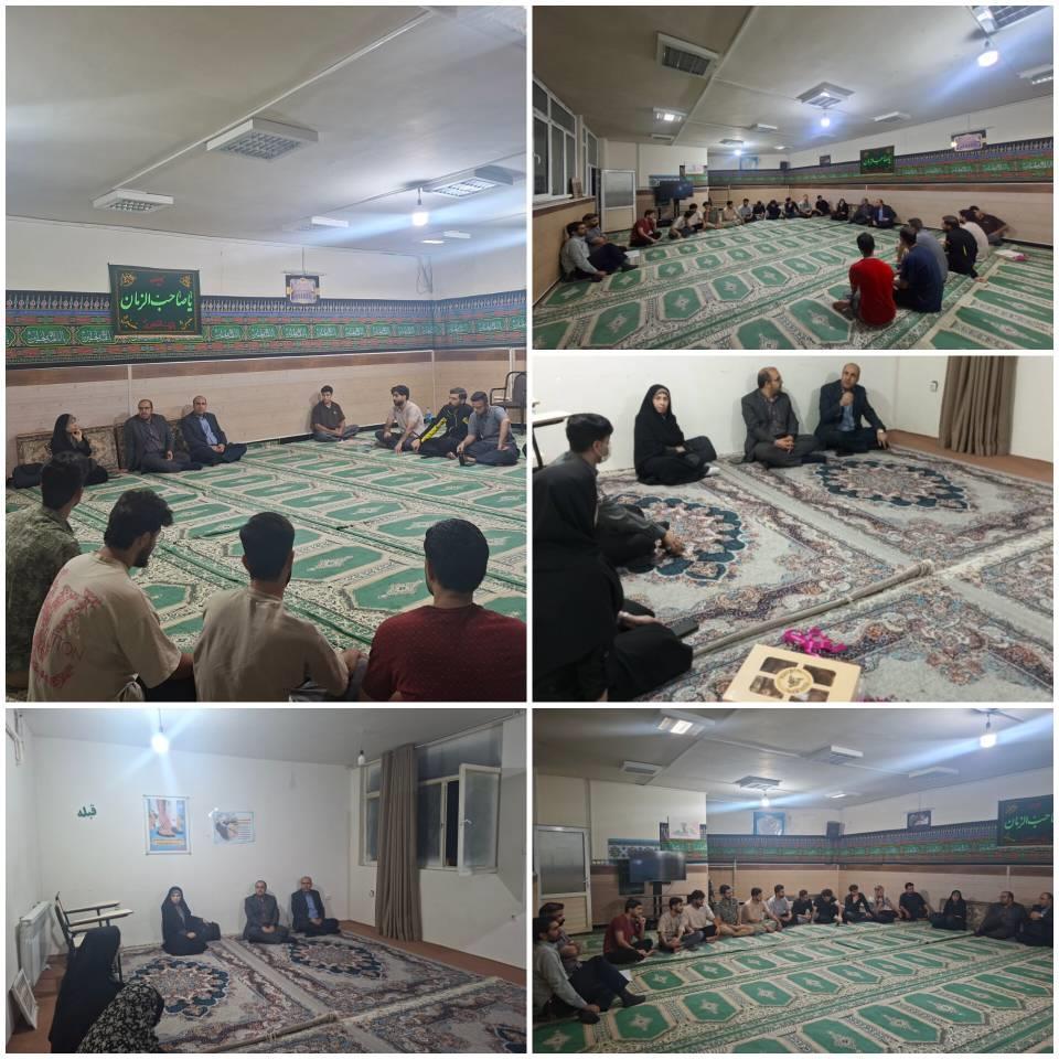 دیدار مسئولان دانشکده پرستاری و مامایی کرمانشاه با دانشجویان ساکن خوابگاه‌ها