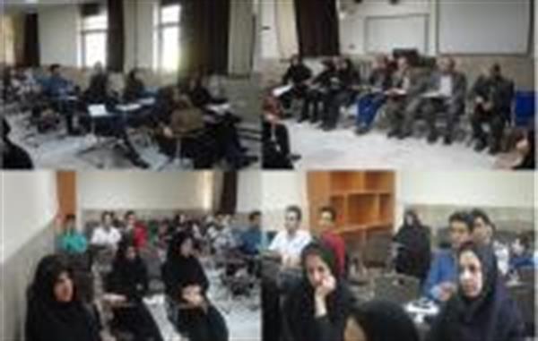 جلسه معارفه دانشجویان کارشناسی ارشد ورودی مهر 95