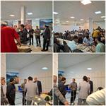 بازدید مسئولان دانشکده پرستاری و مامایی از روند توزیع غذای دانشجویان
