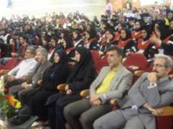 جشن فارغ التحصیلی در سالن شهید نوروزنژاد در بیمارستان امام رضا (ع)