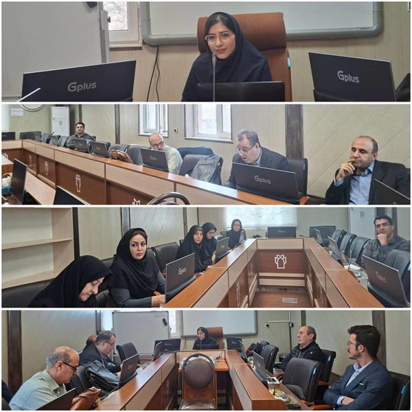 جلسه دفاع سرکار خانم ژینا بنفشی