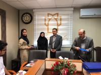 تقدیر از اعضای شورای صنفی دانشکده و فعالین فرهنگی.